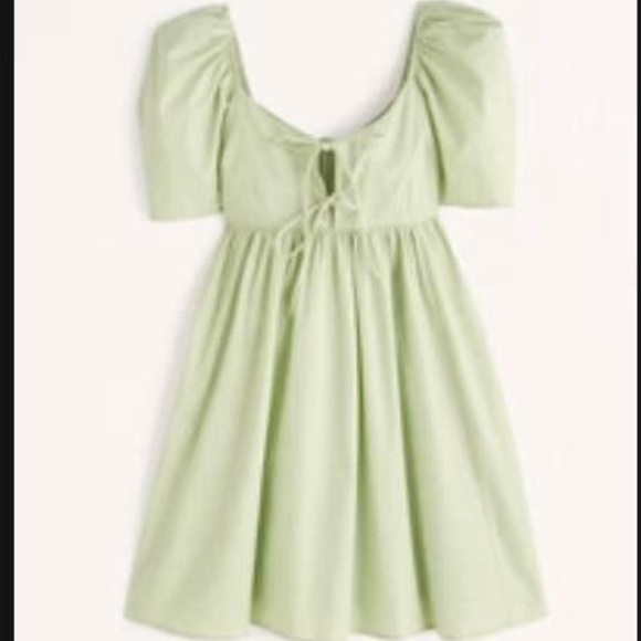 Green Abercrombie Mini Dress - Picture 2 of 2